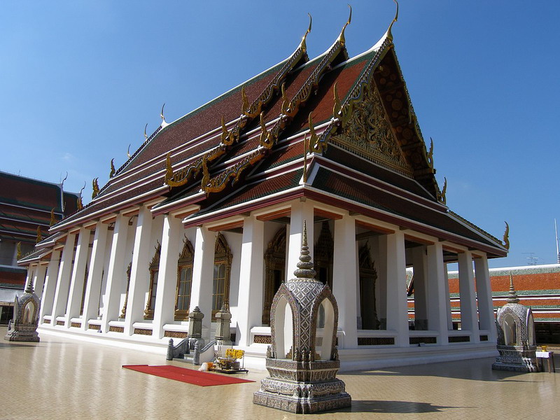 Thailand, Bangkok, Wat Saket